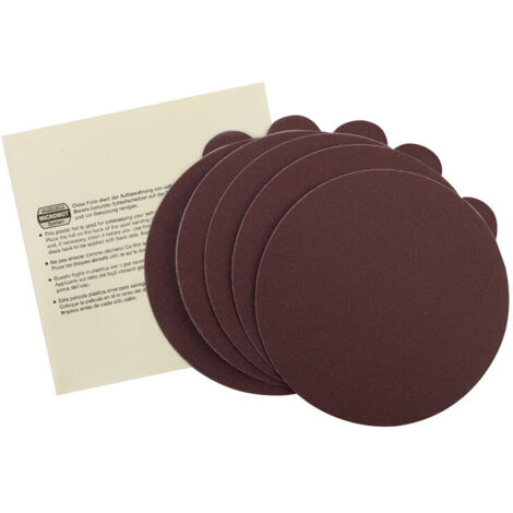 Papier abrasif pour ponceuse à disque non perforé Proxxon Micromot 28 162 Grain 150 (Ø) 125 mm 5 pc(s)