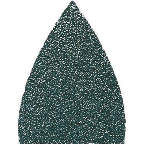Feuille abrasive pour doigt de ponçage non perforé Fein 63717187013 Grain 100 (L x l) 51 mm x 37 mm (1/5)