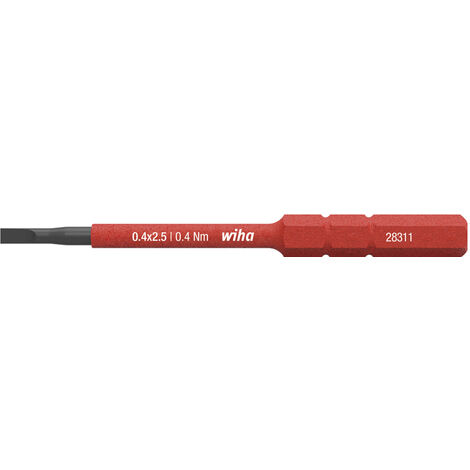 Wiha Embout slim electric Fente 2.5 mm x 75 mm (34578)