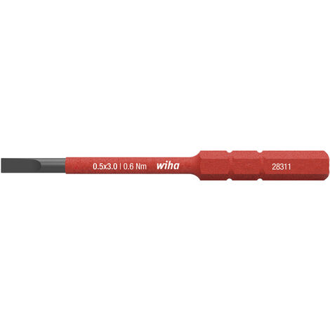 Wiha Embout slim electric Fente 3.0 mm x 75 mm (34579)