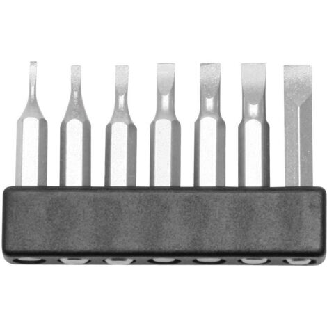 Donau Elektronik MBS60 Jeu d'embouts 7 pièces vis à fente C59406 (1/3)