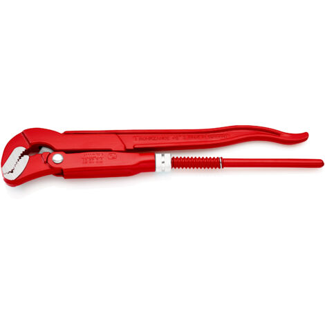 KNIPEX 83 30 010 Clé serre-tubes en S revêtement poudre, rouge 320 mm