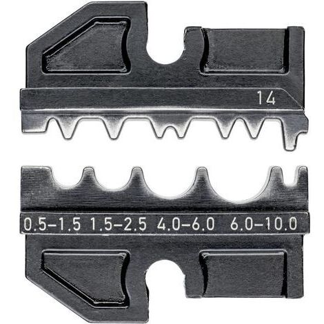Knipex 97 49 14 Matrice à sertir pour connecteurs à sertir non-isolés, pour connecteurs de jonction non-isolés, pour ra (1/5)