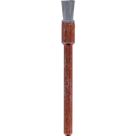 Brosse en acier inoxydable Dremel 532 - kit d'accessoires pour outil multifonction avec 3 brosses en acier inoxydable Ø3,2 mm pour nettoyer les matériaux inoxydables tels que l'aluminium, l'acier inox
