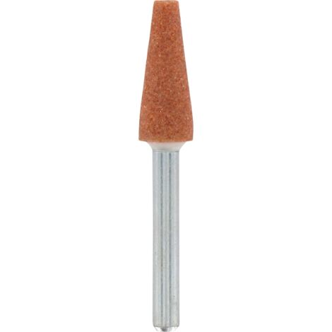 Pointe de meulage en corindon Dremel 953 - jeu d'accessoires pour outil multifonction avec 3 pointes de meulage de 6,4 mm pour affûter, lisser et meuler le métal, les pièces moulées, les joints soudés