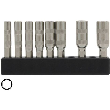 Jeu de douilles 8 pièces Donau Elektronik MBS66 Propulseur: 5/32 (4 mm) 1 set (1/2)
