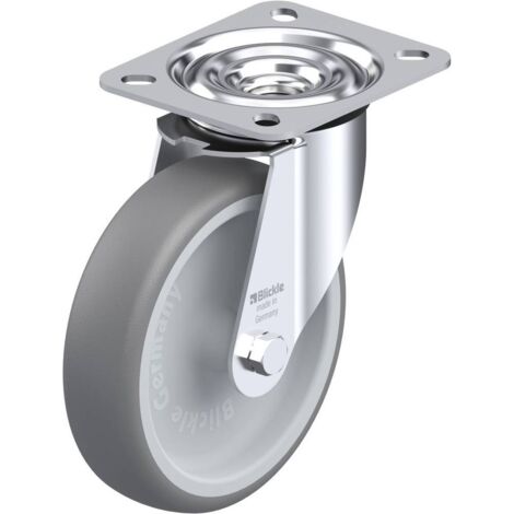 Blickle 605576 LE-TPA Roulette pivotante grise 125 mm (1/2)