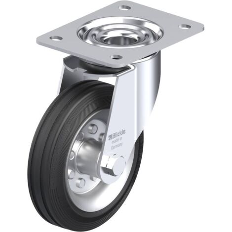 Roulette caoutchouc diamètre 150mm Blickle LE-VE 150R C58840 (1/3)