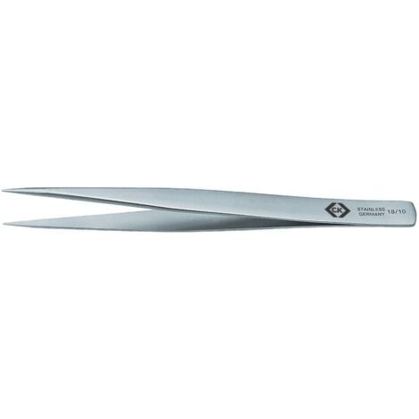 C.K T2318 Pince brucelle de précision pointue, fine 130 mm C50390 (1/2)