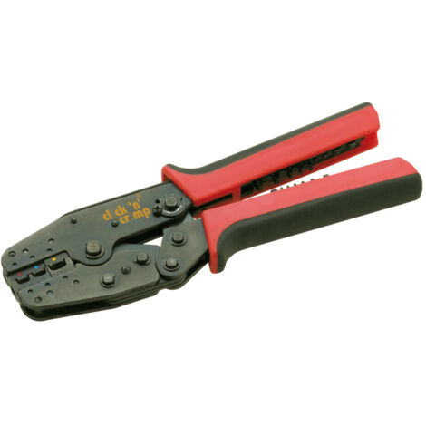Jeu de pinces à sertir Cimco click 'n' crimp 106000 4 pièces pour cosses isolées, pour cosses non-isolées, pour embouts
