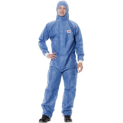 3M 4530L - Combinaison jetable, type 5 et 6, confort, bleu, taille L