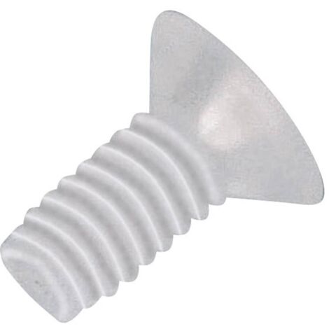 Vis à tête bombée fraisée TOOLCRAFT 839991 10 pc(s) M5 20 mm tête fraisée cruciforme plastique, Polyamide N/A (1/3)