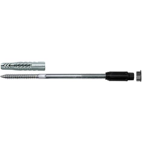 Fischer – Système de montage à distance Thermax 10/180 – Longueur utile 160-180 mm – Pour béton et brique – Montage sans outil rapide - C64758