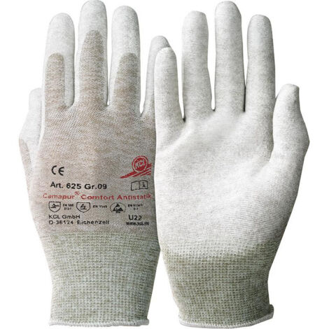 Gants de protection KCL 625-7 Polyuréthane, polyamide, cuivre EN 388 RISQUES MECANIQUES 2130 + EN 1149 Taille 7 (S) (1/5)