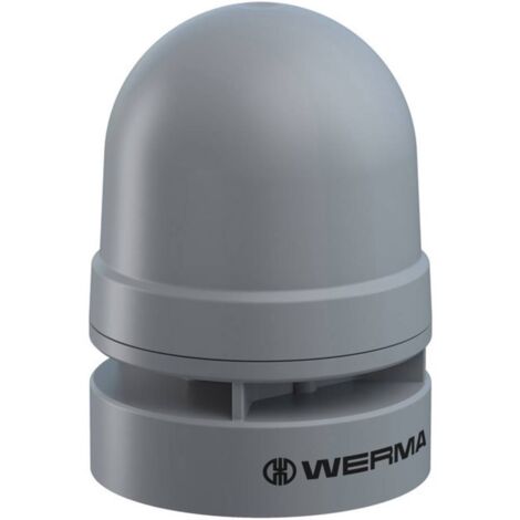 Werma Signaltechnik Sirène 160.700.75 Mini Sounder Dauer/Puls 24VAC/DC GY tonalité à impulsion, tonalité continue 24 V (1/2)