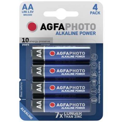 AgfaPhoto Power LR6 Pile LR6 (AA) alcaline(s) 1.5 V 4 pc(s) (1/2)