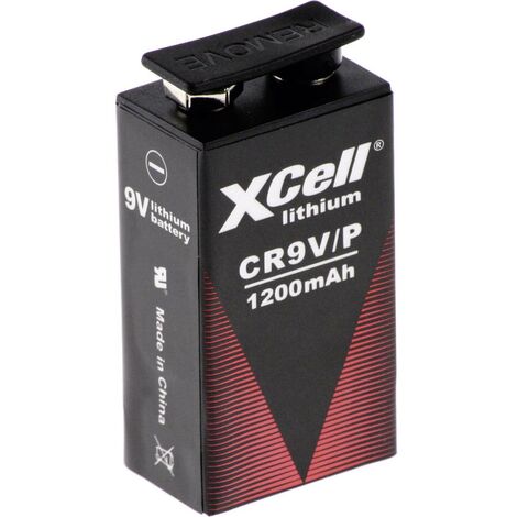 XCell CR9V/P Pile 6LR61 (9V) lithium 1200 mAh 9 V 1 pc(s) (1/2)