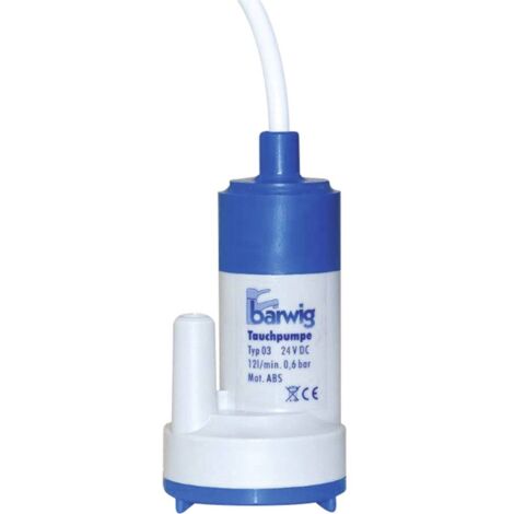 Pompe immergée 324 – Basse tension 24V – Débit 720 l/h – Hauteur de refoulement 6 m – Compatible eau potable – Barwig - Q657971