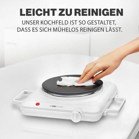 Plaque de cuisson Clatronic EKP3582 1500 W blanc