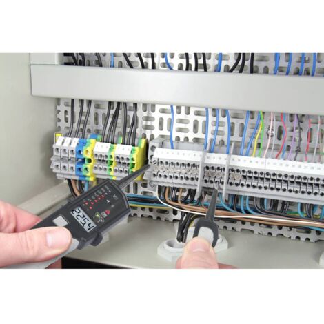 Testeur de tension à 2 pôles VOLTCRAFT VC-55 LCD CAT III 1000 V, CAT IV 600 V Acoustique, LCD, LED