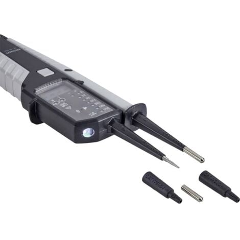 Testeur de tension à 2 pôles VOLTCRAFT VC-55 LCD CAT III 1000 V, CAT IV 600 V Acoustique, LCD, LED