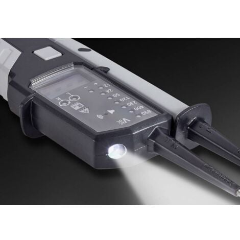 Testeur de tension à 2 pôles VOLTCRAFT VC-55 LCD CAT III 1000 V, CAT IV 600 V Acoustique, LCD, LED