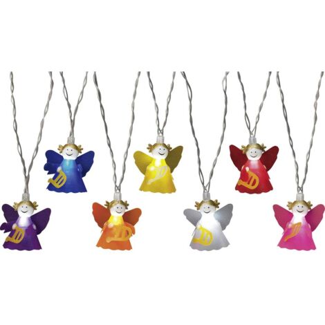 Polarlite LBA-03-004 Guirlande lumineuse à motifs anges pour l'intérieur à pile(s) Nombre de lumière 10 LED blanc froid