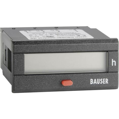 Bauser 3820/008.3.1.0.1.2-003 Compteur numérique double Bauser BZ/BZ 115-240 V/AC SBZ/BZ - noir