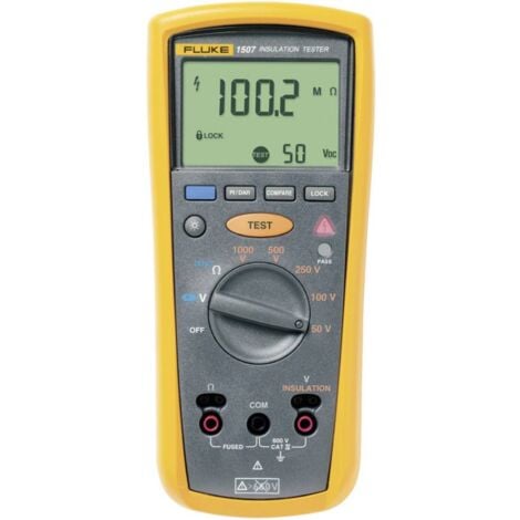 Appareil de mesure de l'isolation Fluke 1507 50 V, 100 V, 250 V, 500 V, 1000 V 10 GΩ