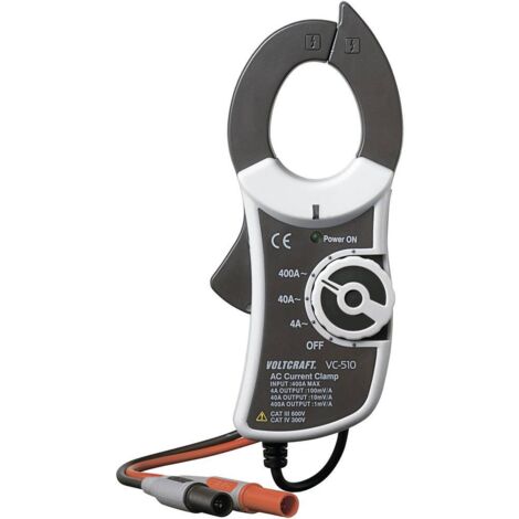 Adaptateur de pince ampèremétrique VOLTCRAFT VC-510 Gamme de mesure A/AC: 0 - 400 A 1 pc(s) Q55248