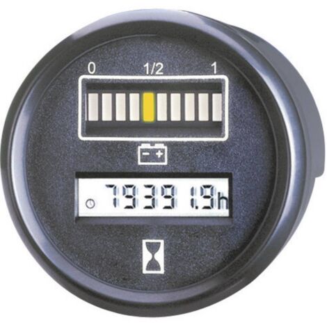 Bauser 830/008-028-0-1-003-1010 24VDC 1,73V/Z Appareil de mesure numérique à encastrer 0 à 99999,9 h (1/2)