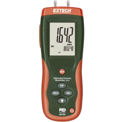 Extech HD700 Appareil de mesure de la pression pression atmosphérique 0 - 0.1378 bar Q52550