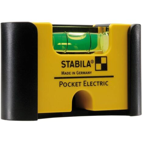Stabila – Niveau à bulle Pocket Electric 7 cm – Précision maximale pour menuiserie et ébénisterie – 18115 (1/10)