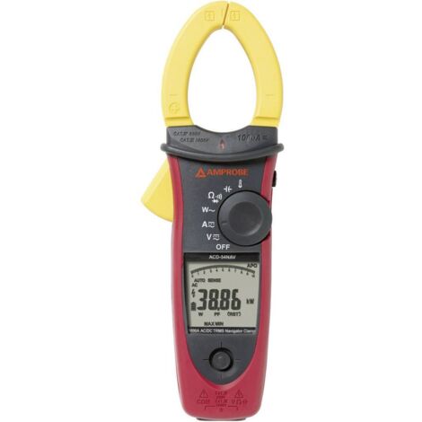 Beha Amprobe ACDC-54NAV Pince ampèremétrique, Multimètre numérique CAT III 1000 V, CAT IV 600 V Affichage (nombre de po (1/3)
