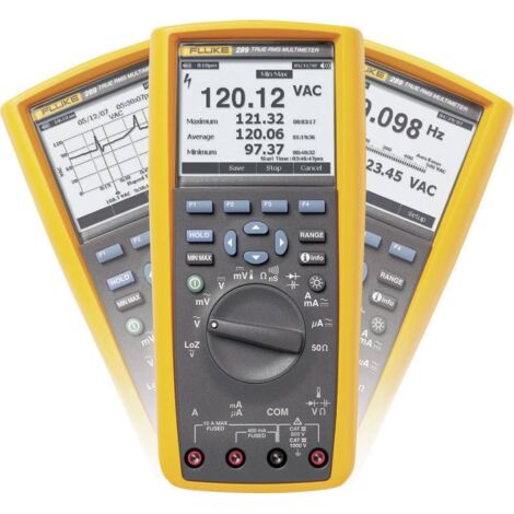 Fluke 289/EUR Multimètre numérique écran graphique, enregistreur de données CAT III 1000 V, CAT IV 600 V Affichage (nombre de points): 50000 Q51288 (1/5)