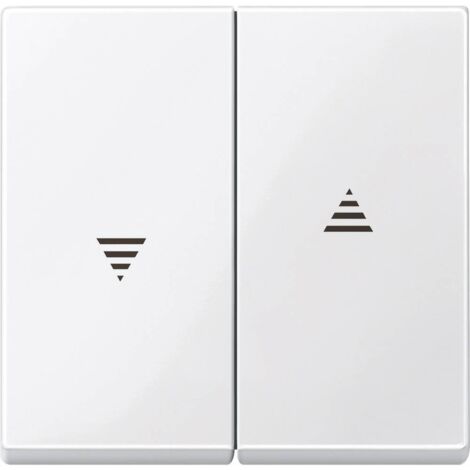 Interrupteur pour stores Merten 432419 System M, 1-M, M-Smart, M-Plan, M-Creativ blanc polaire brillant