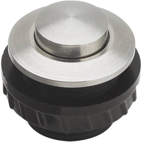 Bouton de sonnette simple Grothe 62006 acier inoxydable 12 V/1,5 A (1/2)