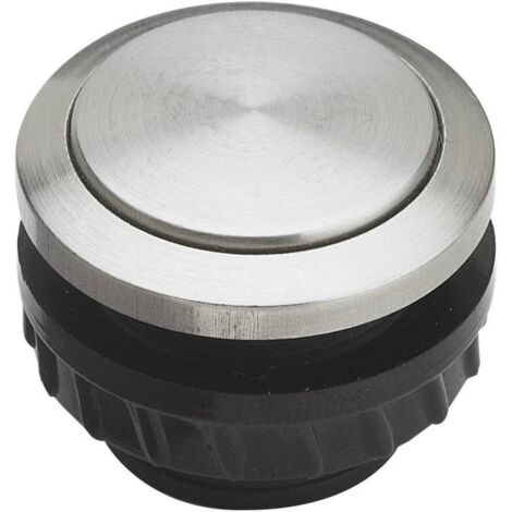 Bouton de sonnette simple Grothe 62060 acier inoxydable 12 V/1,5 A X92969