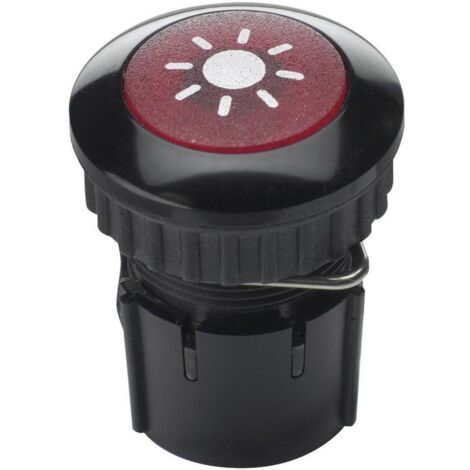 Bouton de sonnette simple Grothe 63032 noir 12 V/1,5 A X92961 (1/2)