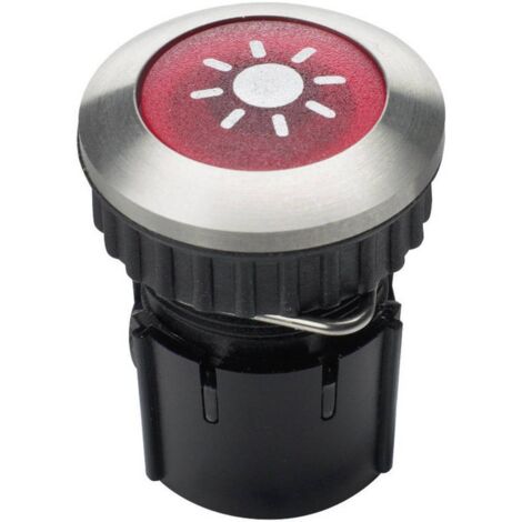 Bouton de sonnette simple Grothe 63052 acier inoxydable 12 V/1,5 A X92964 (1/2)