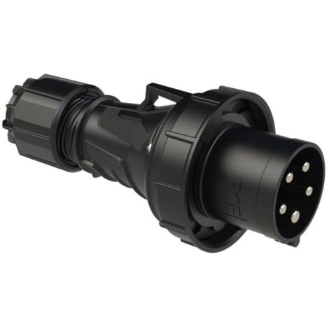 Mâle CEE 63 A 5 pôles PCE venttechnik 035-6xs 400 V noir 1 pc(s) X91710 (1/3)