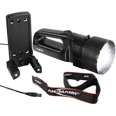ANSMANN Projecteur à main Rechargeable avec LED 5W et station de charge (1/10)
