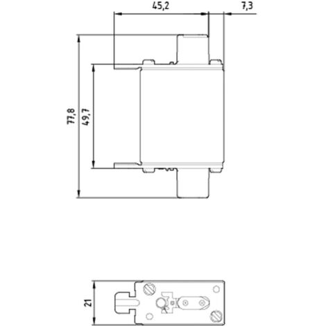 Siemens 3NA3805 Fusible NH Taille du fusible = 000 16 A 500 V/AC, 250 V/AC 3 pc(s)