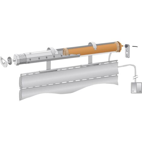 Set moteur tubulaire Kaiser Nienhaus Classic Mercato Favorit 130020 60 mm 20 Nm
