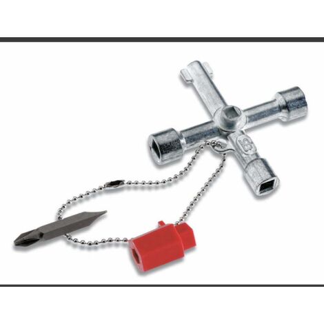Cimco 112894 Clé universelle pour armoires électriques en métal Clé pour armoires de distribution 1 pc(s) (1/2)