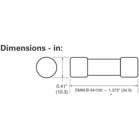 Fluke 943121 DMM-B-44/100 Fusible 1 pc(s)