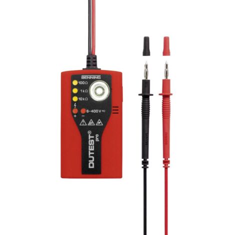Testeur de continuité Benning DUTEST pro CAT III 300 V LED, Acoustique