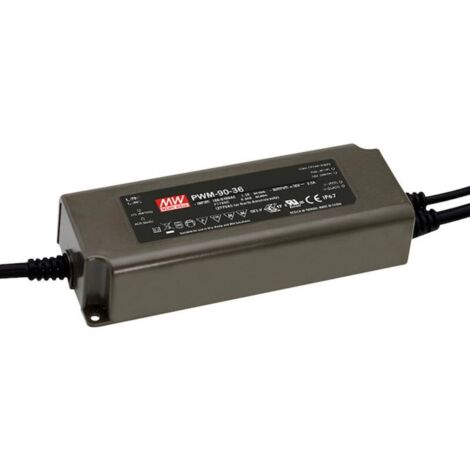 Driver LED Mean Well PWM-90-24 Tension fixe/courant constant