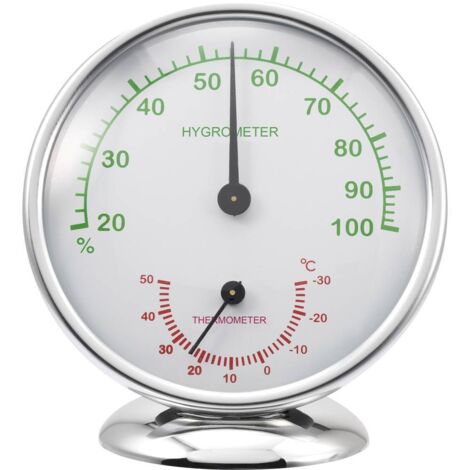 Thermo-hygromètre numérique – Résolution 2°C – Tolérance ±2°C (0 à +30°C) – Détecteur d'humidité pour espaces confinés – Renkforce