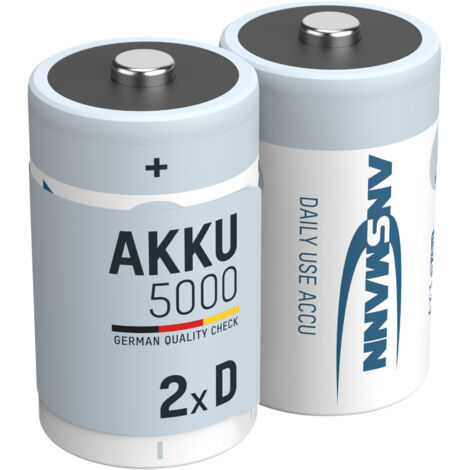 Pile rechargeable LR20 (D) NiMH 1.2 V Ansmann 5030922 5000 mAh 2 pc(s) Y731821 (1/7)